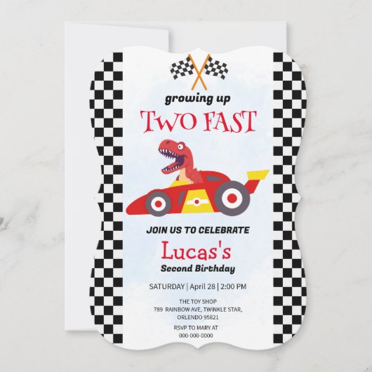 2高速恐竜レースカー2nd誕生日パーティー (正面)