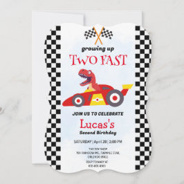 2高速恐竜レースカー2nd誕生日パーティー