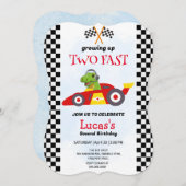 2高速恐竜レースカー2nd誕生日パーティー (正面/裏面)