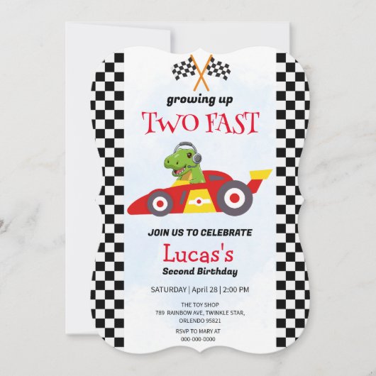 2高速恐竜レースカー2nd誕生日パーティー (正面)