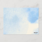 2高速恐竜レースカー2nd誕生日パーティー ポストカード (裏面)