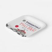 2高速誕生日ダートバイクテーマ ペーパープレート (傾斜あり)