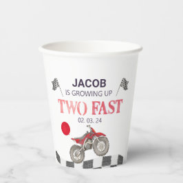 2高速誕生日ダートバイクテーマ 紙コップ