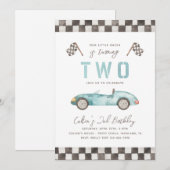 2高速誕生日招待状 |レーシング招待状 招待状 (正面/裏面)