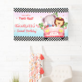 2高速野生動物ジャングルレースカー2nd HBDパーティー 横断幕 (インサイチュ)