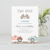 2高速2好奇心のレース2nd誕生日パーティー 招待状 (スタンド正面)