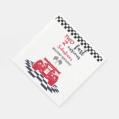 2高速2好奇心の第2子供の誕生日 スタンダードランチョンナプキン (角)