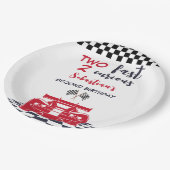 2高速2好奇心の第2子供の誕生日 ペーパープレート (アングル)