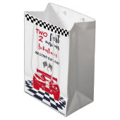 2高速2好奇心の第2子供の誕生日 ミディアムペーパーバッグ (正面アングル)