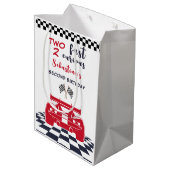 2高速2好奇心の第2子供の誕生日 ミディアムペーパーバッグ (裏面アングル)