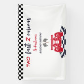 2高速2好奇心の第2子供の誕生日 横断幕 (縦)