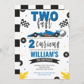 2高速2好奇心ブルー 招待状 (正面/裏面)