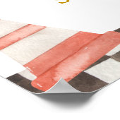 2高速2好奇心レーシング誕生日招待状 ポスター (角)