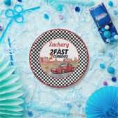 2高速2好奇心ヴィンテージ誕生日 ペーパープレート (パーティー)