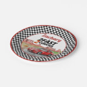 2高速2好奇心ヴィンテージ誕生日 ペーパープレート (アングル)