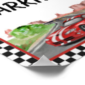 2高速2好奇心ヴィンテージ誕生日 ポスター (角)