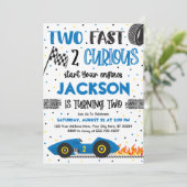 2高速2好奇心誕生日招待状、ボーイレース 招待状 (スタンド正面)