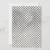 2高速2好奇心誕生日招待状、ボーイレース 招待状 (裏面)