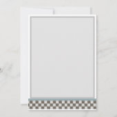 2高速2好奇心誕生日招待状 招待状 (裏面)