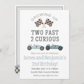 2高速2好奇心誕生日招待状 招待状 (正面/裏面)