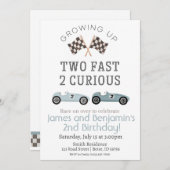 2高速2好奇心誕生日招待状 招待状 (正面/裏面)