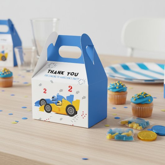 2高速2歳の誕生日キッズレーシングカー名 フェイバーボックス