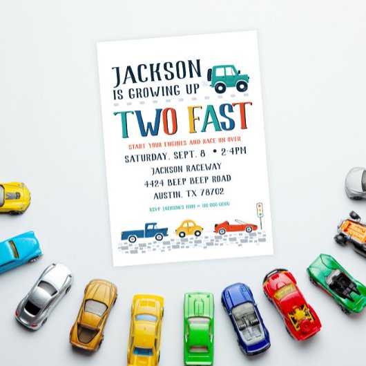 2高速2番目の誕生日招待状 招待状