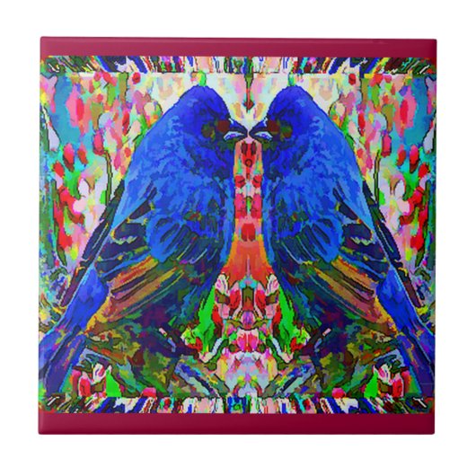 2鳥2のタイル タイル (正面)