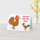 2鶏が意をくじく。 カード (黄色い花)