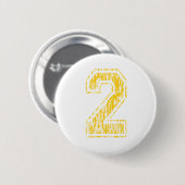 #2黄色い学校代表 缶バッジ (正面&裏面)