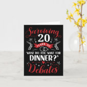 20おもしろい代のアニ結婚したーを連結婚結する カード (黄色い花)