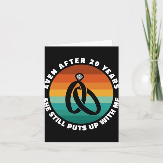 20おもしろい周年20周年Co カード (正面)