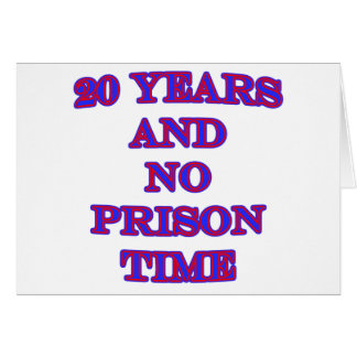 20および懲役刑無し