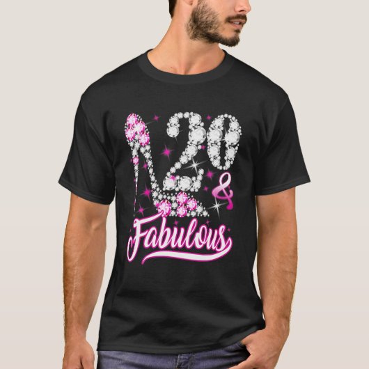 20と素晴らしい20th B-Dayピンクダイヤモンドシューズボー Tシャツ (正面)
