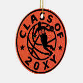 20のクラスか。か。 バスケットボール セラミックオーナメント (右)