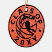 20のクラスか。か。 バスケットボール セラミックオーナメント (左)