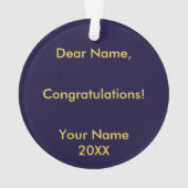 20のクラスか。か。 ラクロス オーナメント (裏面)