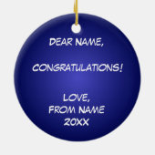 20のクラスか。か。 薬学 セラミックオーナメント (裏面)