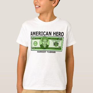 20のドル札のハリエットTubman Tシャツ