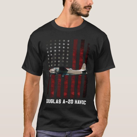 20の大混乱ダグラスの攻撃爆撃機 Tシャツ (正面)