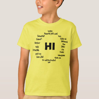 20の言語 Tシャツ