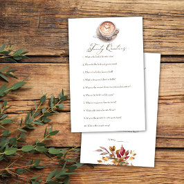 20の質問の愛はコーヒーシャワーゲームを醸造する