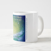 20のoz。 コーヒー・マグ、芸術のマグは、潜りました ジャンボコーヒーマグカップ (正面右)