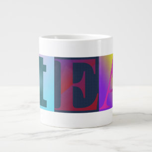 20のoz。 茶マグ ジャンボコーヒーマグカップ