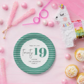 20はっきりした年のパーティー ペーパープレート (パーティー)