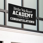 20よくはしゃぐXXクラスかわいい子サッカー学園 横断幕 (ビルの外側)