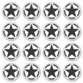 20アメリカンスターステンシルヴィンテージデカール シール (正面)