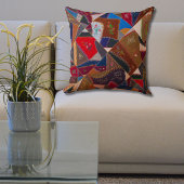 20インチヴィンテージパッチワーク熱狂するキルトパターエレガントン クッション