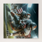 20インチ* 20インチNFLサッカー、676ピース ジグソーパズル (横)