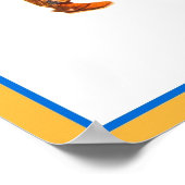 20インチx 16インチレトロヴィンテージSanta Fe Chief Train ad ポスター (角)